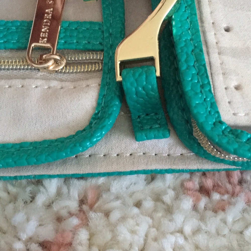 Jet Set Travel Case Kendra Turquoise with Dust Bag - Picture 13 of 16